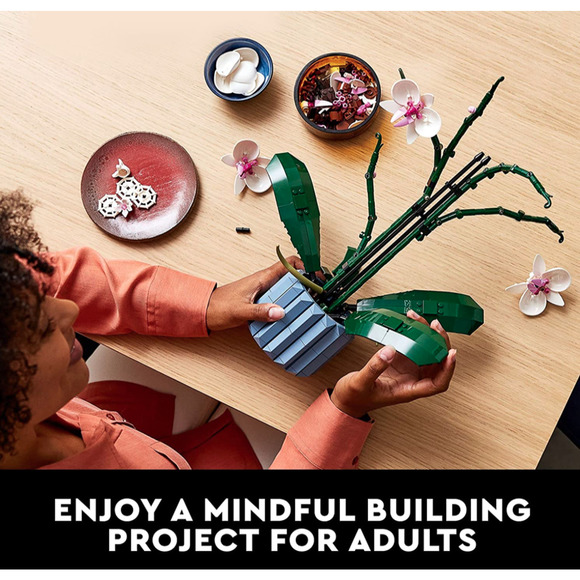 LEGO Orchid 10311 Plant Decor Building Set -Build an Orchid Display 608 Pieces 2 - Picture 6 of 8